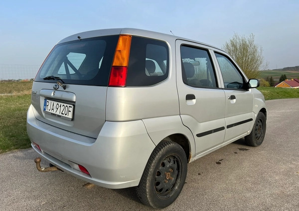 Subaru Justy cena 12900 przebieg: 156000, rok produkcji 2004 z Jarosław małe 301